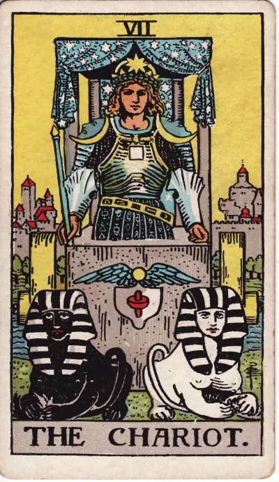 The Chariot tarot card