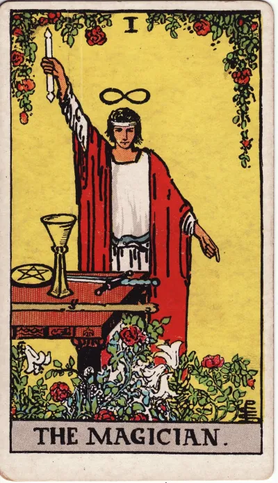 The Magician tarot card