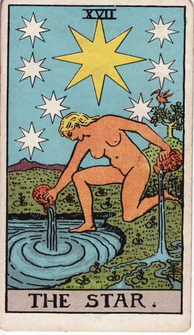 The Star tarot card